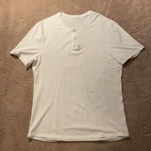 Lululemon White Short Sleeve Tee